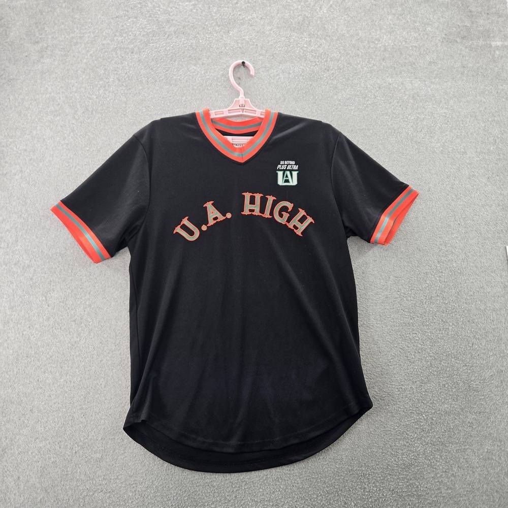 My Hero Academy‎ Men Shirt S Black Embroidery Bakugo Baseball Jersey